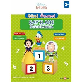 Beta Kids Disney Eğitsel Okul Öncesi Sayıları Öğreniyorum Kitabı