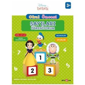 Beta Kids Disney Eğitsel Okul Öncesi Sayıları Öğreniyorum Kitabı