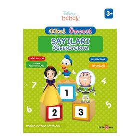 Beta Kids Disney Eğitsel Okul Öncesi Sayıları Öğreniyorum Kitabı