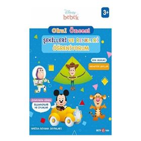 Beta Kids Disney Eğitsel Okul Öncesi Şekilleri ve Renkleri Öğreniyorum Kitabı