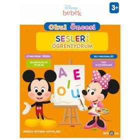 Beta Kids Disney Eğitsel Okul Öncesi Sesleri Öğreniyorum Kitabı