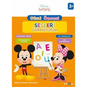 Beta Kids Disney Eğitsel Okul Öncesi Sesleri Öğreniyorum Kitabı