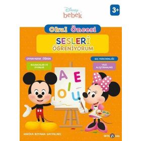 Beta Kids Disney Eğitsel Okul Öncesi Sesleri Öğreniyorum Kitabı