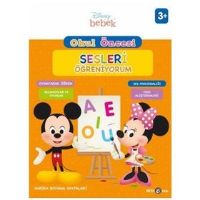 Beta Kids Disney Eğitsel Okul Öncesi Sesleri Öğreniyorum Kitabı