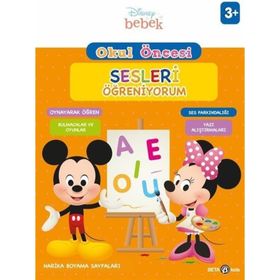 Beta Kids Disney Eğitsel Okul Öncesi Sesleri Öğreniyorum Kitabı