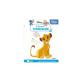 Beta Kids Disney Eğitsel Simba El Becerisi Etkinlikleri Yazıya Hazırlık Kitabı