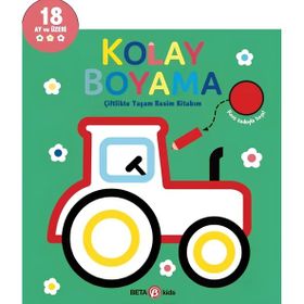 Beta Kids Kolay Boyama Çiflikte Yaşam Resim Kitabım