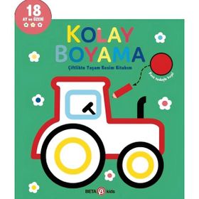 Beta Kids Kolay Boyama Çiflikte Yaşam Resim Kitabım