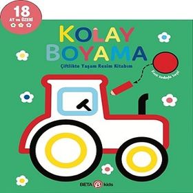 Beta Kids Kolay Boyama Çiftlikte Yaşam Resim Kitabım
