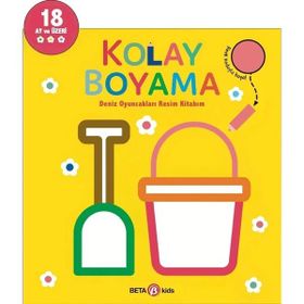 Beta Kids Kolay Boyama Deniz Oyuncakları Resim Kitabım