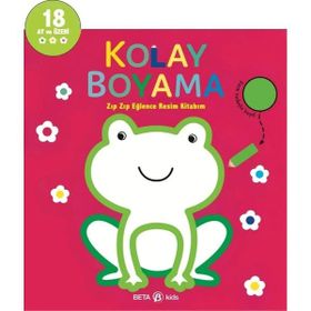 Beta Kids Kolay Boyama Zıp Zıp Eğlence Resim Kitabım