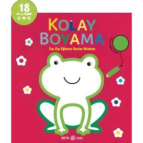 Beta Kids Kolay Boyama Zıp Zıp Eğlence Resim Kitabım