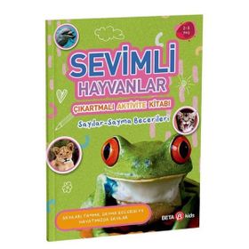 Beta Kids Sevimli Hayvanlar - Çıkartmalı Aktivite Kitabı