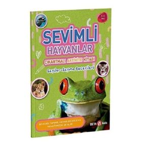 Beta Kids Sevimli Hayvanlar - Çıkartmalı Aktivite Kitabı
