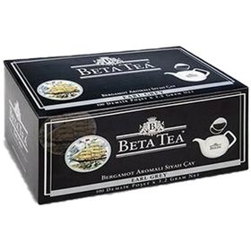 Beta Tea Earl Grey Bergamot Aromalı Demlik 100'lü Siyah Poşet Çay