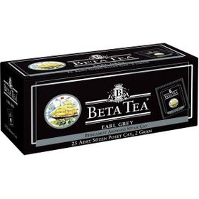 Beta Tea Earl Grey Bergamot Tomurcuk 25'li 2 gr Bardak Poşet Çay