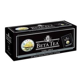 Beta Tea Earl Grey Bergamot Tomurcuk 25'li 2 gr Bardak Poşet Çay