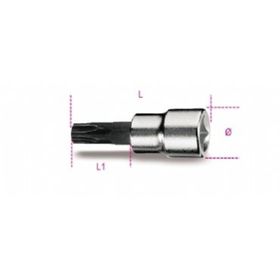 Beta Tools 910PT 50 mm 1/4" Beşköşe Torx Lokma