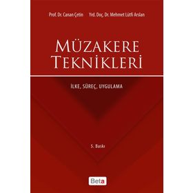 Beta Yayınevi Müzakere Teknikleri