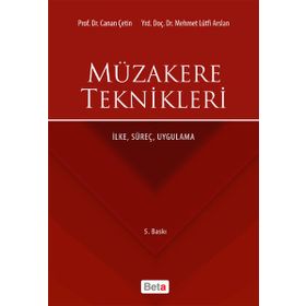 Beta Yayınevi Müzakere Teknikleri