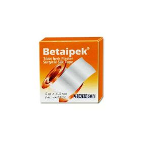 Betaipek 5 m x 1.25 cm Tıbbi İpek Flaster