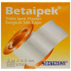 Betaipek 5 m x 2.5 cm Tıbbi İpek Flaster