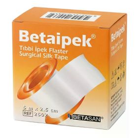 Betaipek 5 m x 2.5 cm Tıbbi İpek Flaster