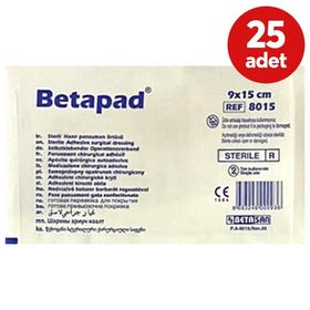 Betapad 9x15 cm 25'li Steril Hazır Pansuman Örtüsü