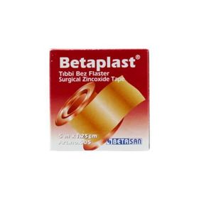 Betasan 5m x1.25cm Betaplast Tıbbi Bez Flaster