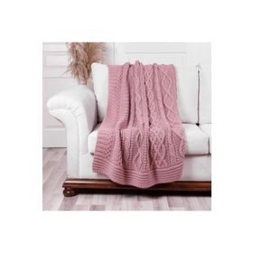 Betires Home Örgü Pudra Koltuk Şalı