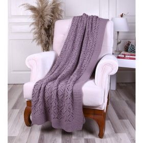 Betires Home TP15006 Mürdüm Örgü Koltuk Şalı