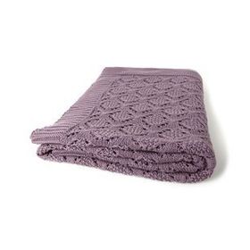 Betires Home TP15006 Mürdüm Örgü Koltuk Şalı