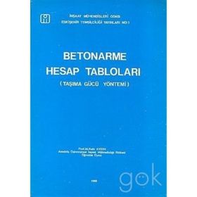Betonarme Hesap Tabloları Taşıma Gücü Yöntemi-Ruhi Aydın