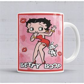 Betty Boop Porselen Kupa Bardak