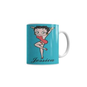 Betty Boop Porselen Kupa Bardak