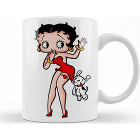 Betty Boop Porselen Kupa Bardak