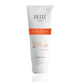 Beuz Sanse SPF50+ 50 ml Kuru Ciltler İçin Çok Yüksek Korumalı Güneş Kremi ve Makyaj Bazı