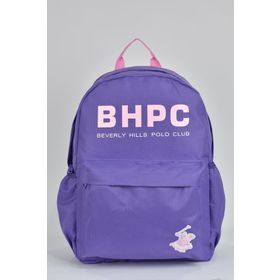 Beverly Hills Polo Club 04154 Lila Çok Gözlü Günlük Unisex Seyahat Okul Sırt Çantası