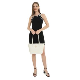 Beverly Hills Polo Club 05BHPC8014 Beyaz Fermuarlı Kadın Kol Çantası
