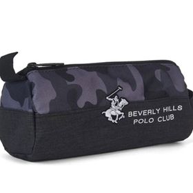 Beverly Hills Polo Club BHPC75555 Siyah Kamuflaj Desenli Unisex Tek Bölmeli Kalemlik Kalem Kutusu