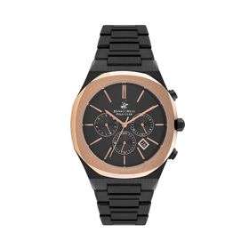 Beverly Hills Polo Club BP3025X.850 Siyah & Rose Gold Erkek Kol Saati