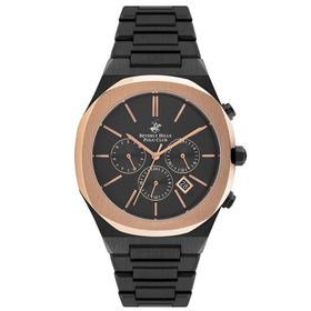 Beverly Hills Polo Club BP3025X.850 Siyah & Rose Gold Erkek Kol Saati