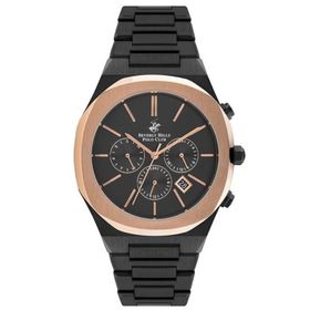 Beverly Hills Polo Club BP3025X.850 Siyah & Rose Gold Erkek Kol Saati