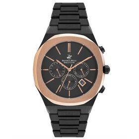 Beverly Hills Polo Club BP3025X.850 Siyah & Rose Gold Erkek Kol Saati