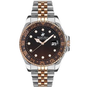 Beverly Hills Polo Club BP3126X.540 Silver-Rose Gold Erkek Kol Saati