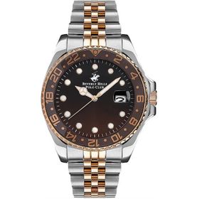 Beverly Hills Polo Club BP3126X.540 Silver-Rose Gold Erkek Kol Saati