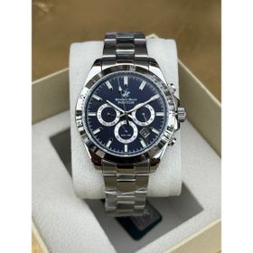 Beverly Hills Polo Club BP3127X Gümüş Altın Beyaz Erkek Kol Saatİ