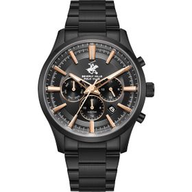 Beverly Hills Polo Club BP3779X.060 Siyah Rose Erkek Kol Saati