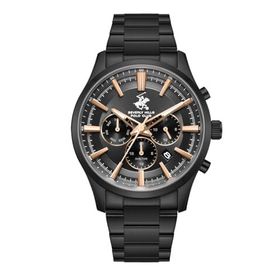 Beverly Hills Polo Club BP3779X.060 Siyah Rose Erkek Kol Saati