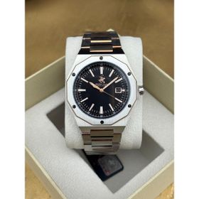 Beverly Hills Polo Club BP3788X.550 Gümüş Siyah Rose Erkek Kol Saati